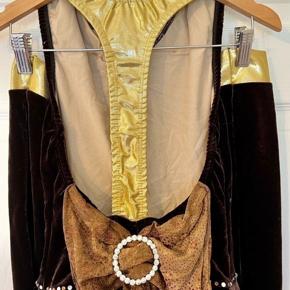 Pumpers Dance Competition Solo Costume Tap Jazz Musical Theater Custom Velvet - Picture 3 of 5